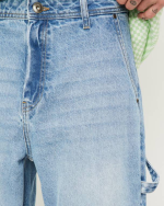 Men's Loose Fit Mid-Rise Grey Denim Jeans - Image 3