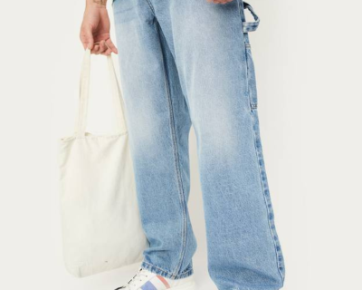 Men's Regular Fit Mid-Rise Light Blue Jeans 34 size