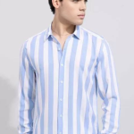 Men Regular Fit Striped Formal Shirt