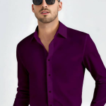 Classic Men’s Formal Shirt – Spread Collar and Regular Fit for Versatile Wear