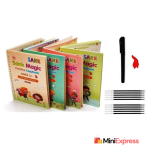 Mira Farmcraft Sank Magic Practice Copybook 4 BOOK +10 REFILL+ 1 Pen +1 Grip Magic Calligraphy  (Multicolor) - Image 2