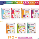 Intelliskills Premium Early Learning 7 in 1 Flash Cards for Kids (Multicolor) - Image 2
