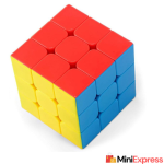 KOBBET 3x3 Speed Cube - High Stability Stickerless Smooth Cube Puzzle for Faster Movement | Skill Development & Educational Toy (Multicolor)