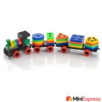 TheRichJD Blocks Puzzle Geometric Train - Early Learning Educational Toy for Kids (Multicolor)