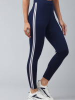 Stylish Women’s Striped Ankle-Length Tights - Image 3