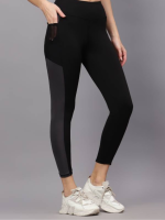 Chic Blue Tights – Perfect for Gym, Yoga, or Casual Wear - Image 3