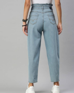 Comfortable Mid Blue Jeans for Women - Image 2