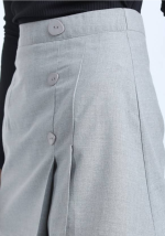Classic Grey Skirt for Women - Image 3