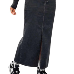 Premium Denim Long Skirt