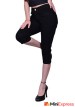 Women's Fit Denim Capri - Image 3