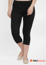 Women’s Casual Solid Capri - Image 3