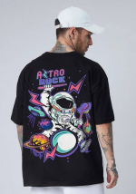 Men's Black2 Printed T-Shirt for Casual Wear - Image 2