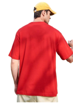 Men's Red Printed  T-Shirt - Image 2