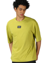Round Neck Kiwi Cotton T-Shirt