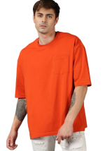Round Neck Cotton T-Shirt