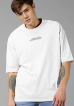 Round Neck White Cotton