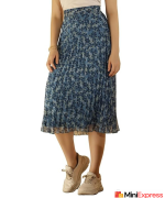 Women’s Floral Printed Midi Skirt