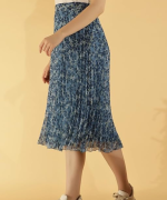 Women’s Floral Printed Midi Skirt - Image 4