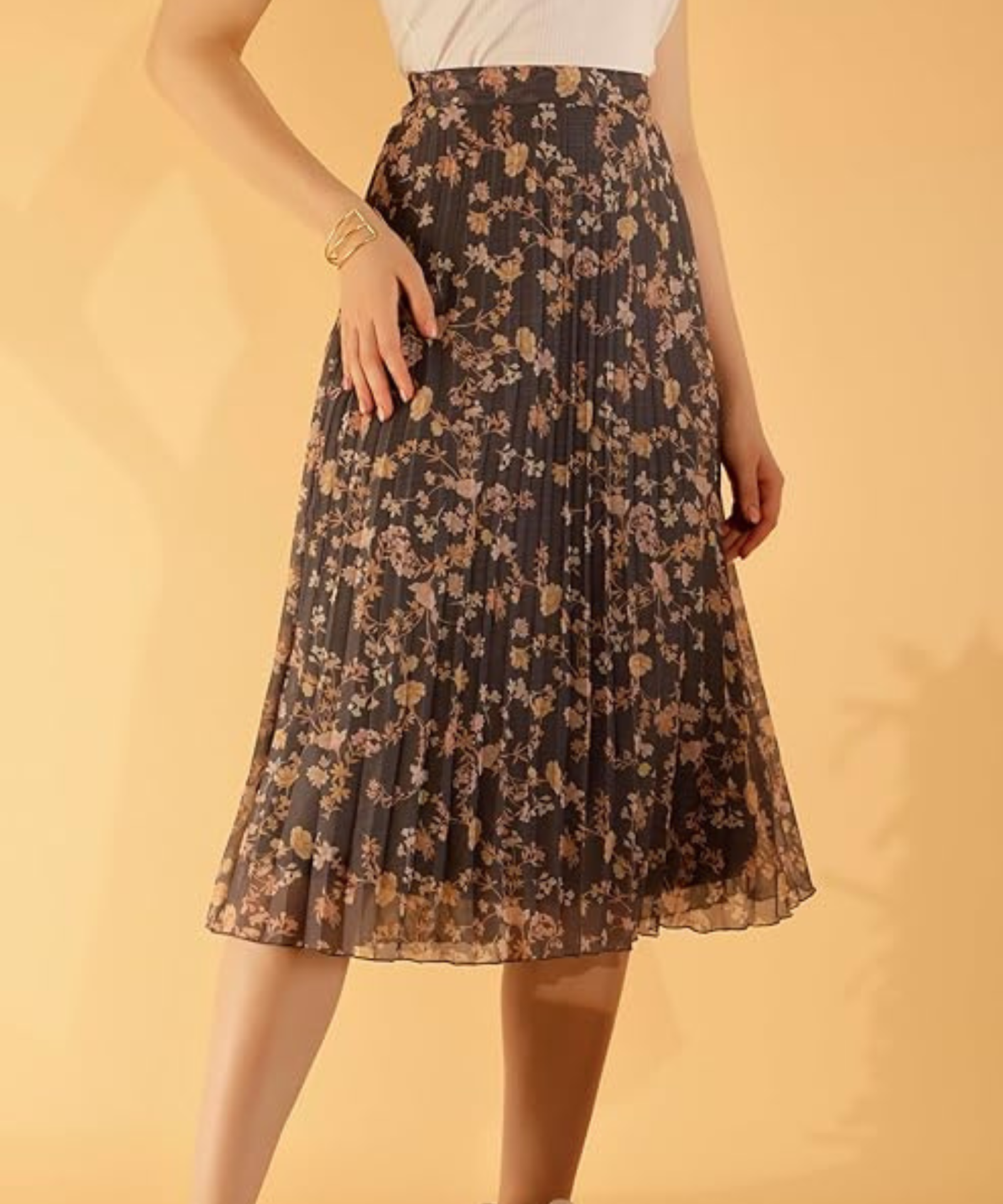 Untitled design - 2024-12-23T114343.976 Women’s Floral Printed Skirt