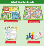 Little Berry Board Game Set: Ludo & Snakes Ladders for Family Fun - Image 4