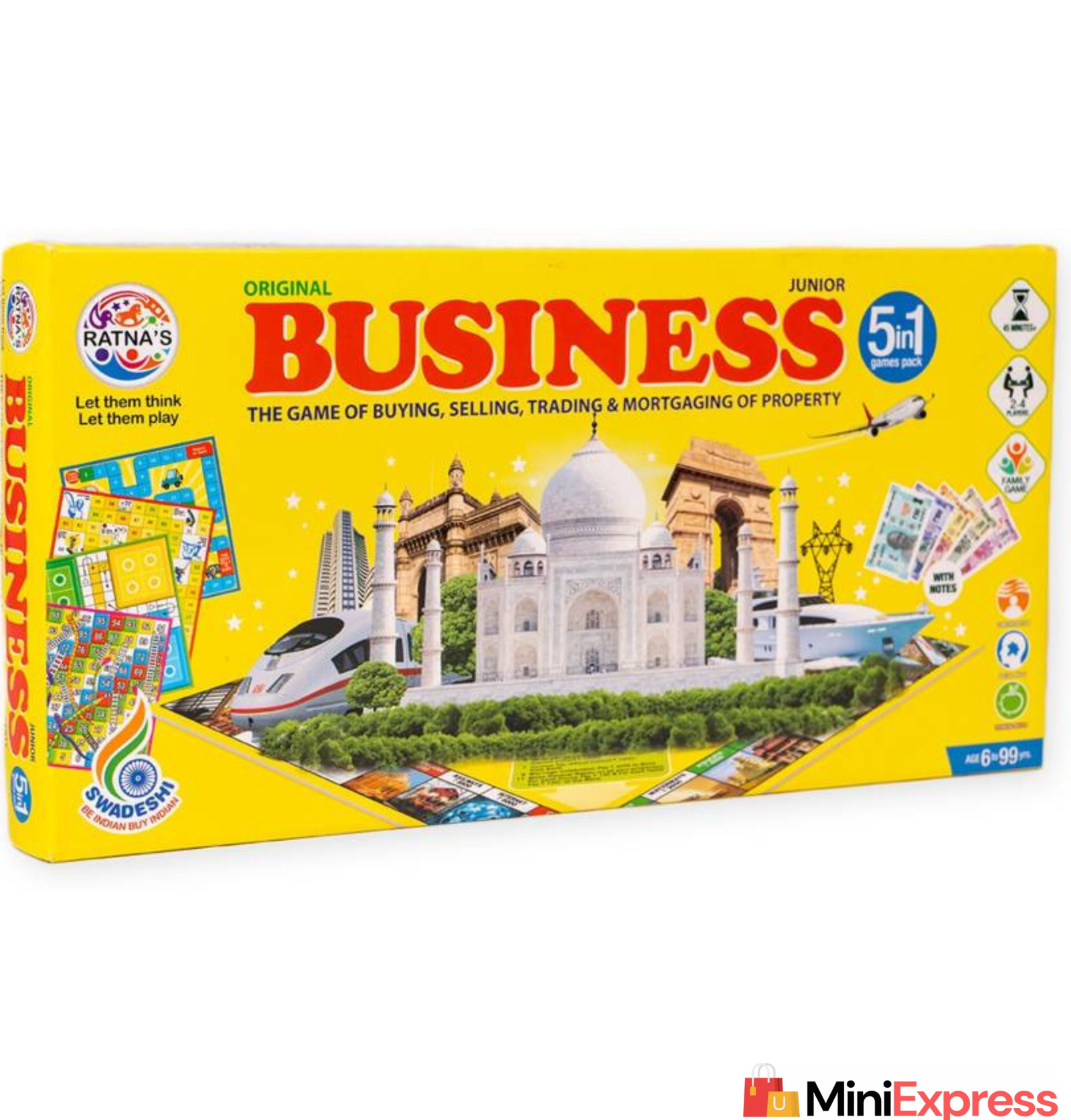 Untitled design - 2024-12-25T024713.422 Ratnas 5-in-1 Waterproof Business Board Game with Notes - Enhance Your Dealing Skills - Image 1