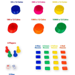 RATNA'S Business 5-in-1 Board Game with Coins – Enhance Property Dealing Skills (1231 Blue) - Image 3