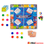 RATNA'S Business 5-in-1 Board Game with Coins – Enhance Property Dealing Skills (1231 Blue) - Image 2