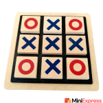 GYANOTOY Wooden Tic Tac Toe Strategy & War Board Game