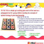 GYANOTOY Wooden Tic Tac Toe Strategy & War Board Game - Image 2
