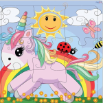 Fiddly's Wooden Puzzles for Kids & Children - 4-Piece Set (9 Pieces Total) - Image 3