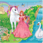 Fiddly's Wooden Puzzles for Kids & Children - 4-Piece Set (9 Pieces Total) - Image 2