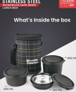 Classic Essentials Stainless Steel Lunch Box - Image 4