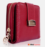 Elegant Women’s Blue Artificial Leather Wallet – Casual Design with 6 Card Slots - Image 3
