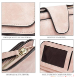 Stylish Mini RFID Card Holder for Women – Black Artificial Leather with 14 Slots - Image 4