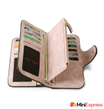 Stylish Mini RFID Card Holder for Women – Black Artificial Leather with 14 Slots - Image 2