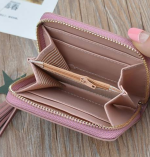 Women’s Casual RFID Card Holder – Lightweight Blue Artificial Leather Accessory - Image 3