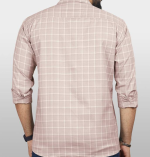 Stylish and Comfortable Checkered Shirt for Men – Regular Fit with Spread Collar - Image 2
