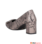 Women’s BELLA ROSA Snake Skin Block Heel Shoes – Trendy and Comfortable - Image 2