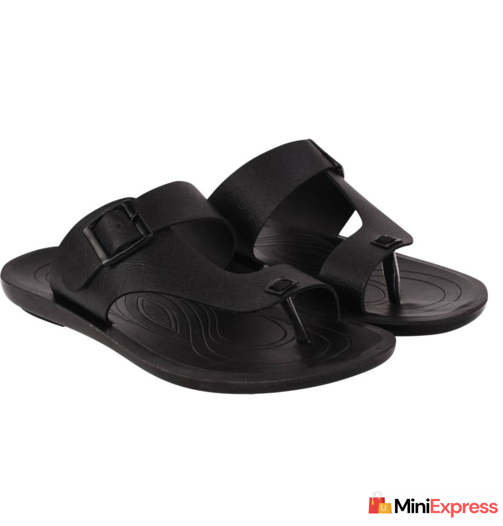 united desi - 2024-12-11T114827.938 Men’s Trendy and Stylish Brown Flip-Flop Sandals - Image 1