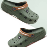 Comfortable Slip-On Beige Clogs Sandals for Men – Lightweight & Durable