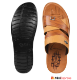 Trendy Flats Sandal for Men - Tan - Image 3