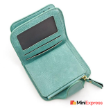 Women’s Green Genuine Leather Wallet – Stylish and Functional with 12 Card Slots - Image 3