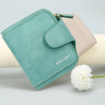 Women’s Green Genuine Leather Wallet – Stylish and Functional with 12 Card Slots