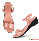JM LOOKS Fashion Casual Wedges & Platform Sandals: Stylish Comfort with Ankle Strap for Women & Girls