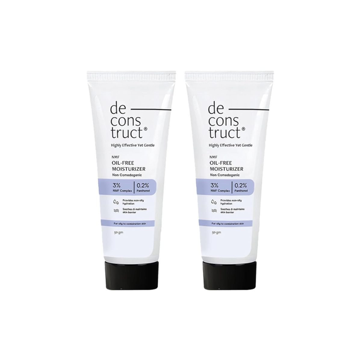 @Miniexpress.lk - 2026-06-27T203446.923 Deconstruct Oil-Free Moisturizer Non-Comedogenic Lightweight Gel Formula for Oily Skin, 50gm (Pack of 2) - Image 1