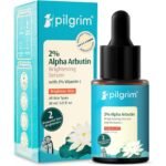 PILGRIM Korean 2% Alpha Arbutin & 3% Vitamin C Brightening Face Serum for Glowing Skin - 30ml