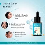 PILGRIM Korean 2% Alpha Arbutin & 3% Vitamin C Brightening Face Serum for Glowing Skin - 30ml - Image 3