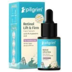 PILGRIM Korean 0.5% Retinol & 1% Hyaluronic Acid Lift & Firm Anti Aging Serum All Skin Types - 30ml