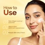 Mamaearth Vitamin C Daily Glow Sunscreen with Vitamin C & Turmeric For All Skin Types - 80g - Image 5