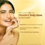 Mamaearth Vitamin C Daily Glow Sunscreen with Vitamin C & Turmeric For All Skin Types - 80g - Image 2